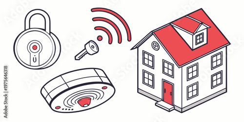 Creative symbols of money, success, and creative ideas floating together