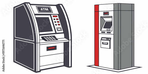 Industrial server room with two network cabinets and equipment racks
