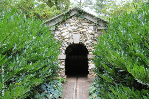 Wallpaper Mural A Large Garden Shelter Made from Flint Rock Stones. Torontodigital.ca