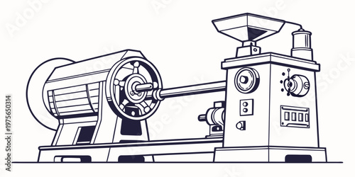 A person operating a vintage reel-to-reel tape recorder