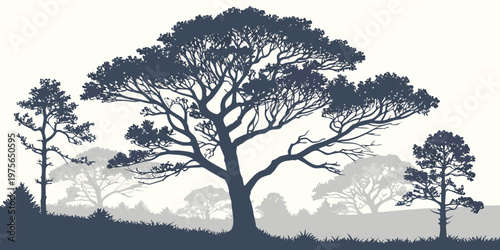 A bird perched on a bare tree branch in winter