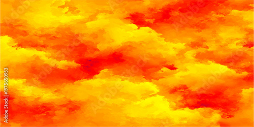 golden clouds, abstract fiery sky background, representing passion, energy and warmth, perfect for any project.