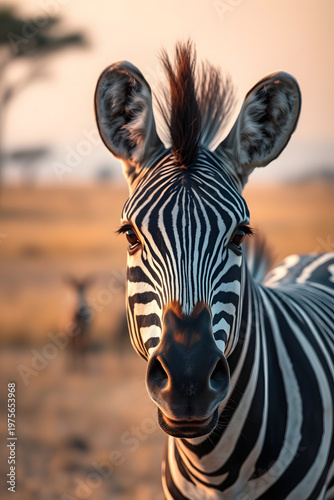 zebra wildlife portrait