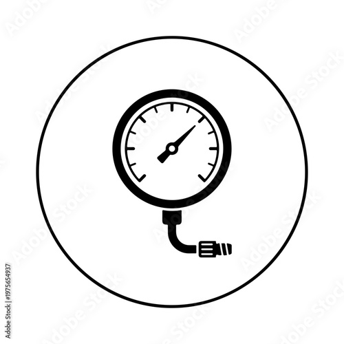 Tire Pressure Gauge Icon