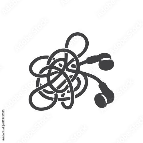 The Universal Struggle of Untangling Messy Earphone Cables a Common Audio Dilemma