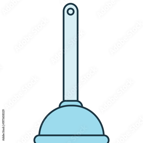 Simple Toilet Plunger Icon