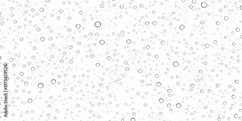 Abstract minimalist background featuring scattered hand drawn circular bubbles and dots vector illustration design element