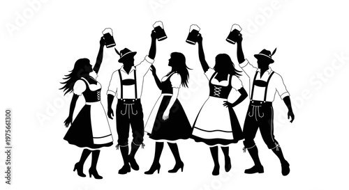 People Celebrating with Beer Glasses.