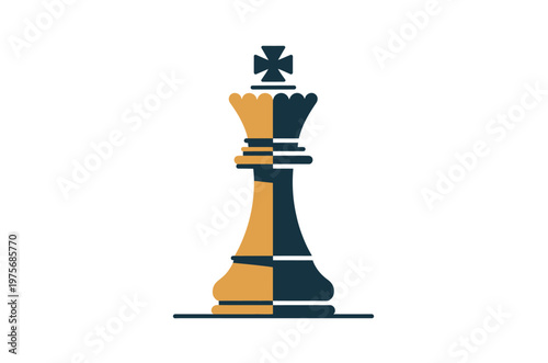 Growth Strategy Chess King Icon