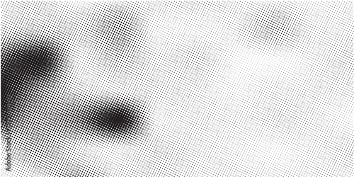 Halftone faded gradient texture. Grunge halftone grit background. White and black sand noise wallpaper. Retro pixilated vector backdrop,eps 10
