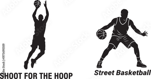 Basketball player silhouette