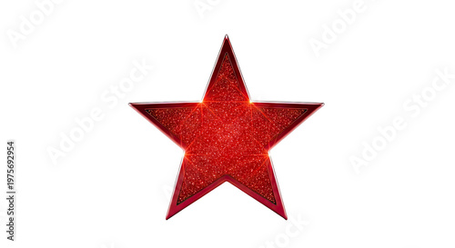 Sparkling Red Star