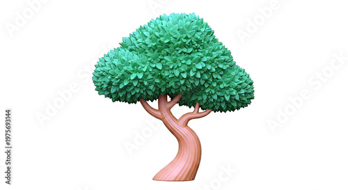 Stylized Cartoon Tree