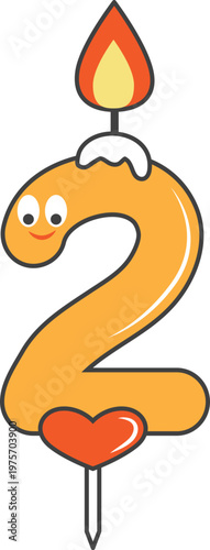 숫자로 만든 생일초 기념일