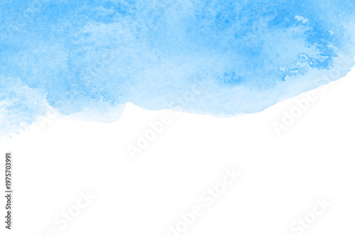Abstract blue watercolor background texture