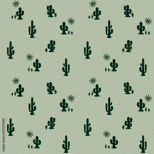 Cactus Pattern – Scattered Desert Design