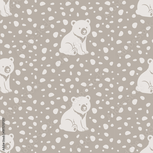 Bear Pattern – Cute Forest Animal Design