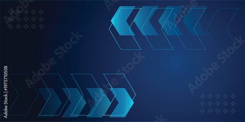 business arrow up growth technology on grid line dark blue background. graph stock market trading investment. chart trend profit income. vector illustration fantastic hi-tech design.