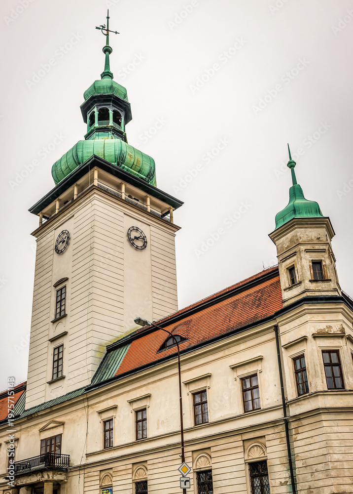 Obraz premium Castle in Vsetin city located in Zlin area, Czech Republic