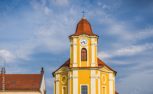 Church of Saint Bartholomew main square of Veseli nad Moravou, Czech Republic
