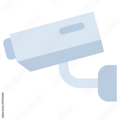 CCTV Camera icon, Flat design style vector illustration.