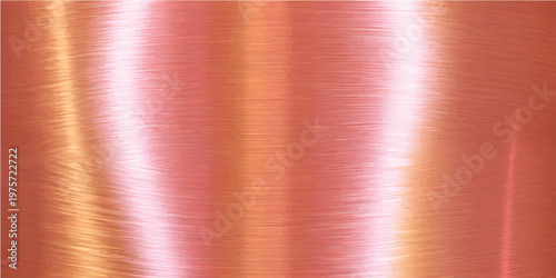 Rose gold brushed metal texture background