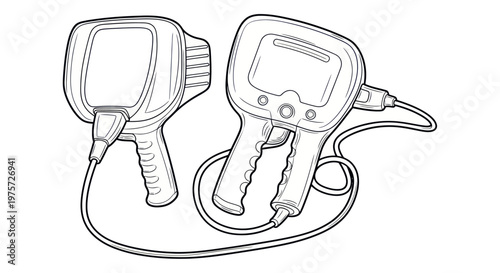 Digital Multimeter Electronic Measuring Instrument Device.