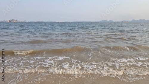 Calm Coastal Landscape for Relaxation and Mindfulness Projects