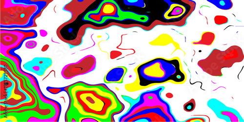 abstract contours and hypnotic fluid patterns vibrant psychedelic liquid waves flowing through a surreal neon dreamscape with dynamic