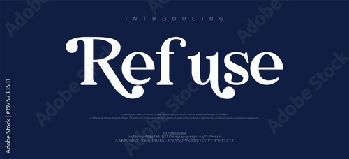 Introducing Refuse Typography Font Design