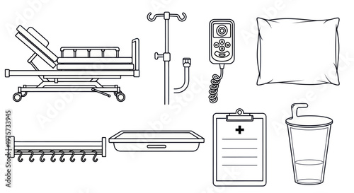 Hospital medical equipment and supplies.
