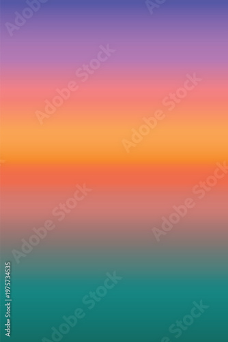 Abstract Sunset Gradient Background Smooth Colorful Sky Texture