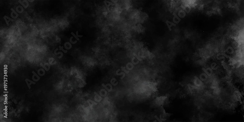 Abstract ash cloud and smoke texture in dark background .Black fog effect transparent smoke isolated dark dramatic sky with black stormy clouds. Grunge creative and decorative fractal smoke vector.