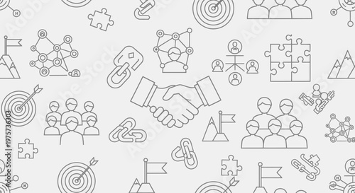 Handshake Business Partnership Agreement.