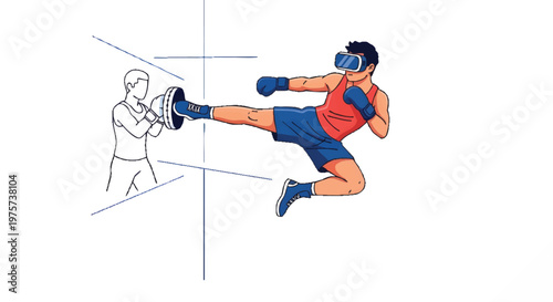 Martial arts training with virtual reality technology