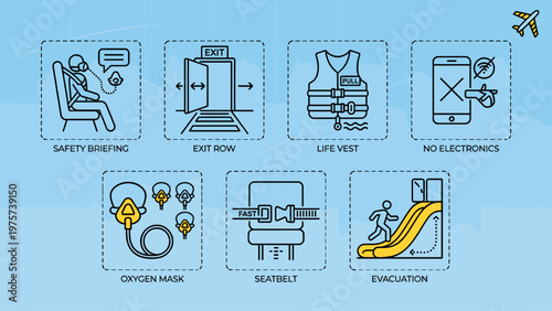 Essential Flight Safety Guidelines: Know the procedures for your safety during air travel.