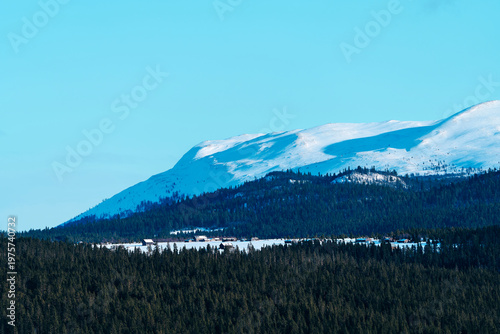 Landscape along County Road 255 between Vinstra and Skåbu, Norway, April 2026.