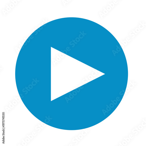 Free Download blue play button - GFXLoad