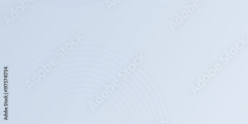 Abstract blue modern background with circle line elements. Digital technology concept elegant futuristic gradient