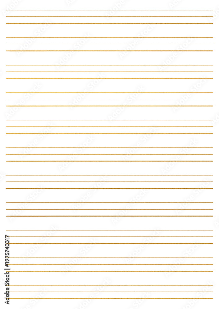 Naklejka premium Gold writing lines.