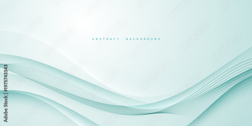 Fototapeta premium Abstract wave background, modern vector design illustration.