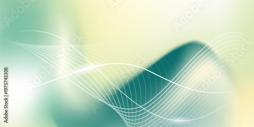 Abstract wave background, modern vector design illustration.
