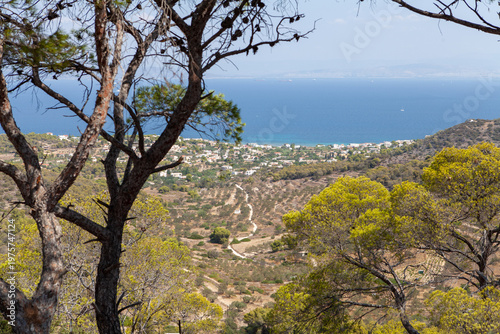Vue du Golfe Saronique depuis le temple d'Aphaïa