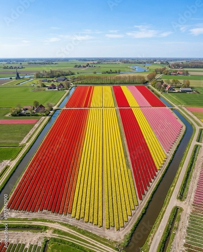 Tulip Symphony from the Sky