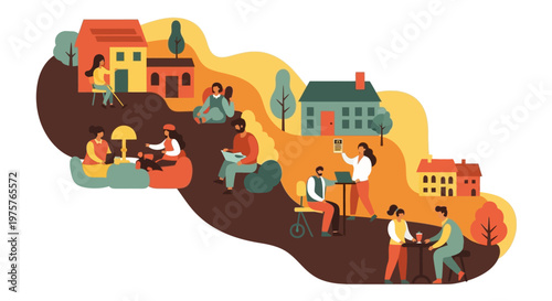 Community social connections and neighborhood relationships