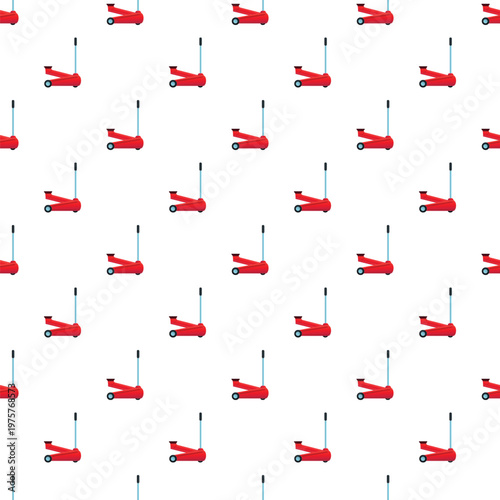 Floor jacks creating a seamless background for automotive themes