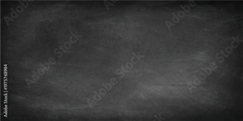 An empty and textured chalkboard, offering a backdrop for communication or educational content.