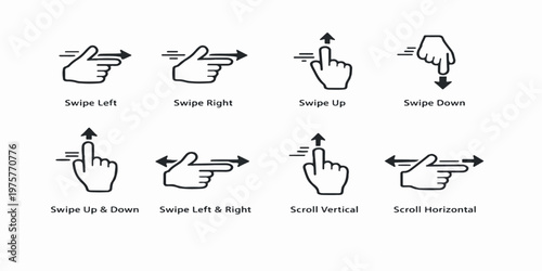 Hand drawn human body parts medical icons set