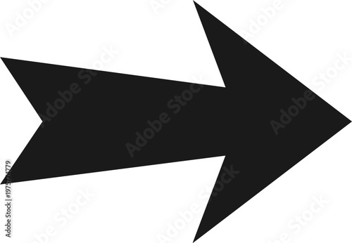 Black Arrow Pointing Right