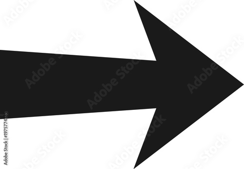 Black Arrow Pointing Right
